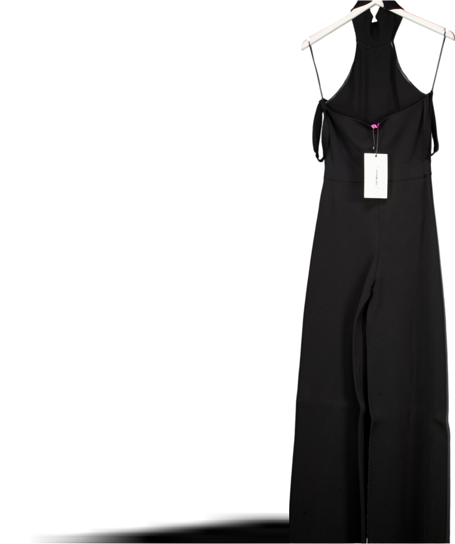Gauge81 Black Lugo Halterneck Jumpsuit UK M