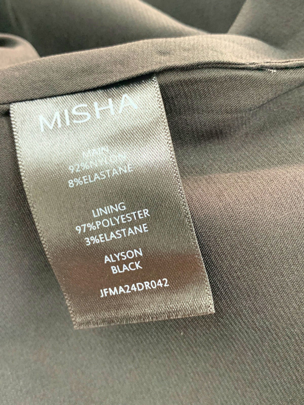 Misha Black Alyson Dress UK XS