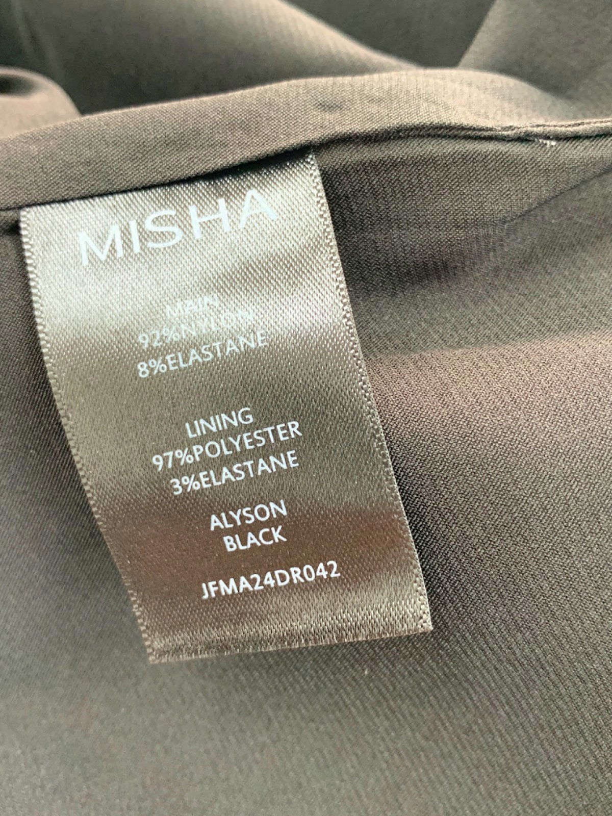 Misha Black Alyson Dress UK XS