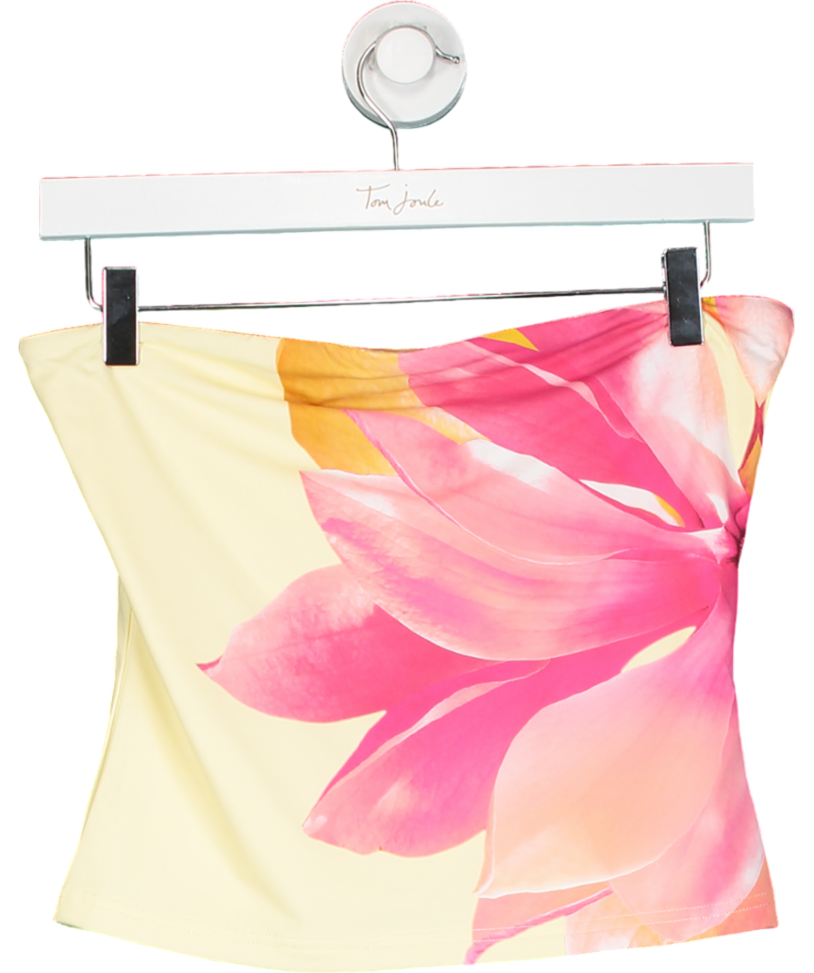 White Fox More For Me Top Coral Pink UK L