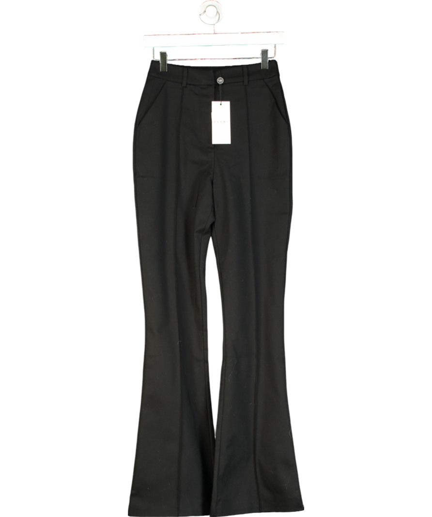 Club L Black High Waist Wide Leg Trousers UK 8