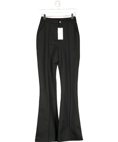 Club L Black High Waist Wide Leg Trousers UK 8