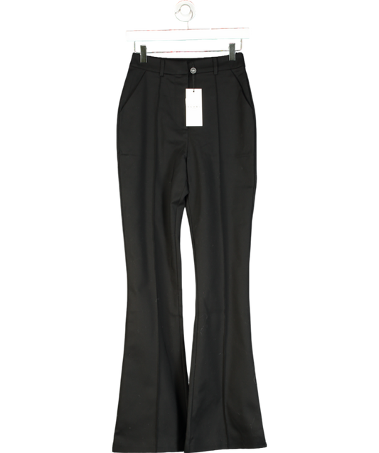 Club L Black High Waist Wide Leg Trousers UK 8