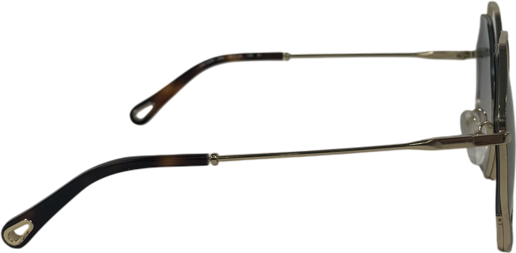 Chloé Metallic Poppy Sunglasses One Size