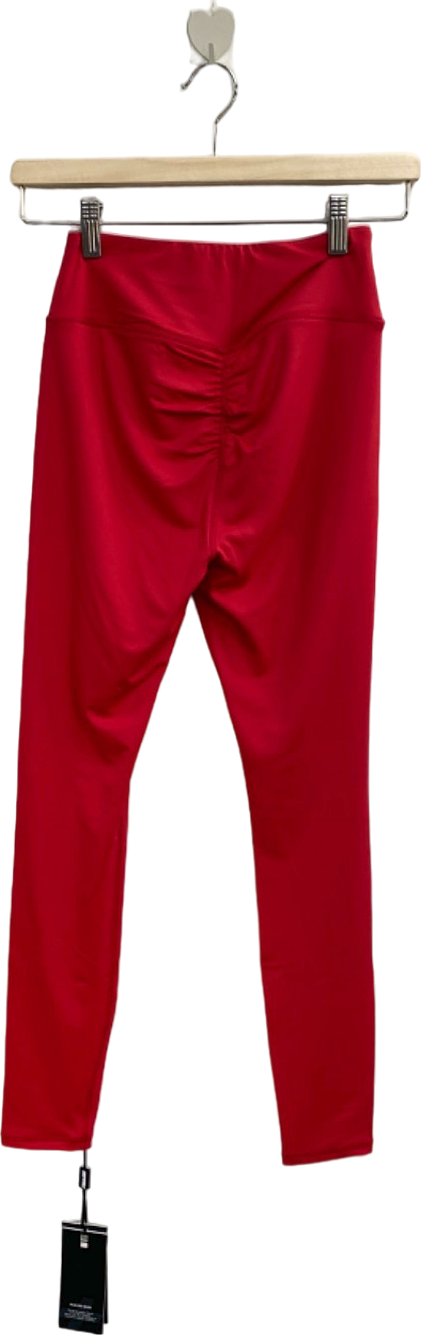 Bo+Tee Red Reach The Top Leggings XS