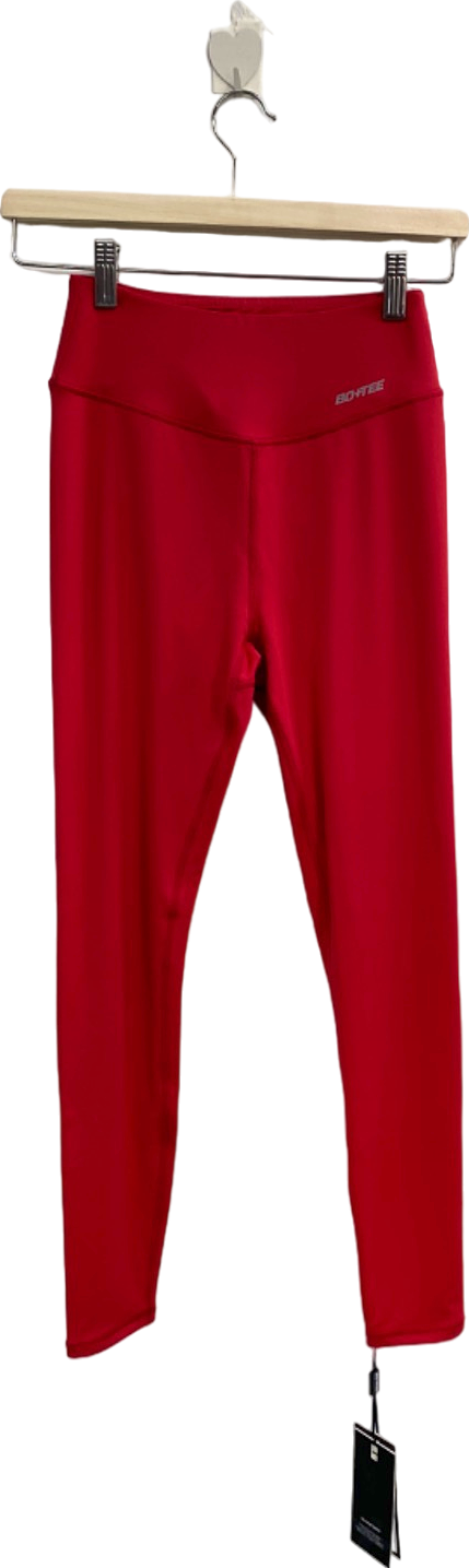 Bo+Tee Red Reach The Top Leggings XS