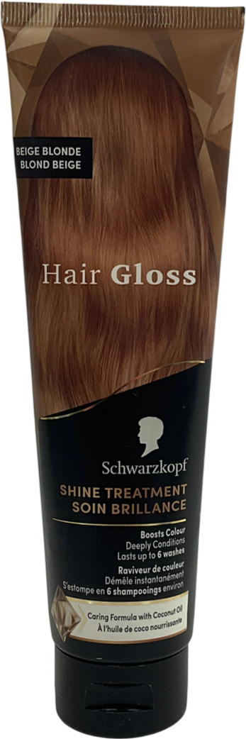 SCHWARZKOPF Hair Gloss Shine Treatment Beige Blonde 150ml