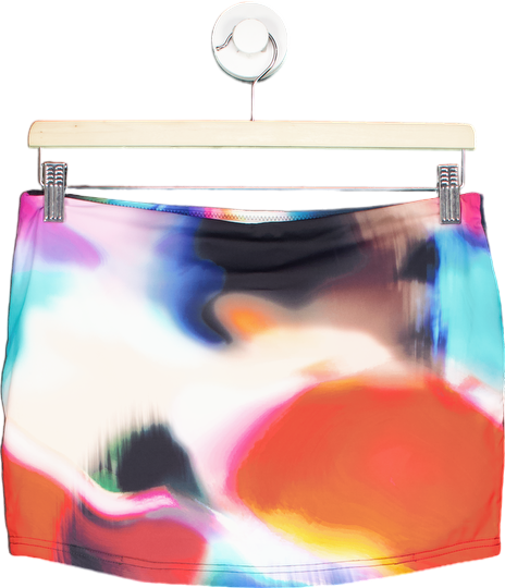 White Fox Multicolour Skirt UK M