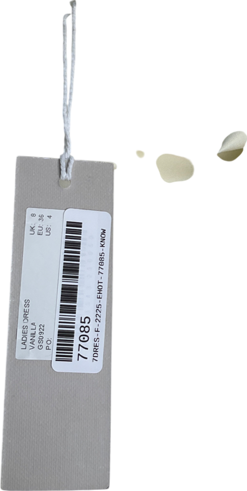 narrated Cream Ladies Dress Vanilla UK XS