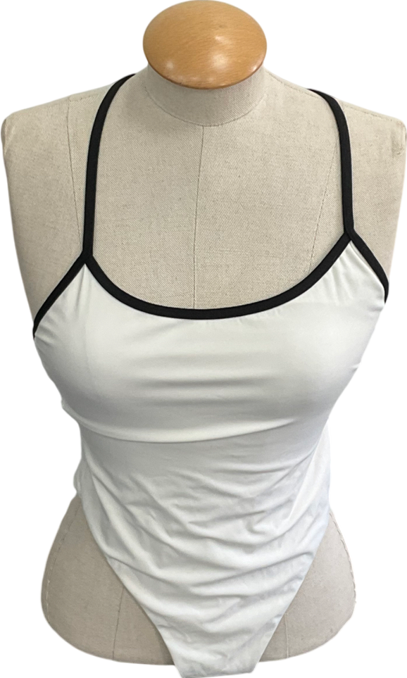 T/ALA Cream One Piece Swimsuit Multi Way Tie Up UK S