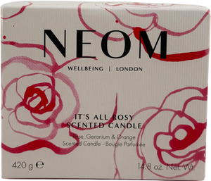 NEOM Pink It’s All Rosy 3 Wick Candle 420g