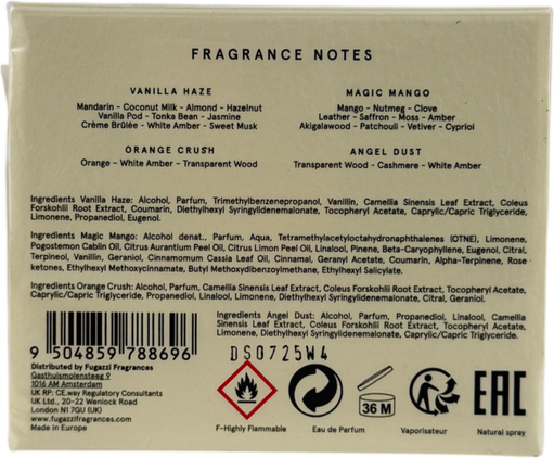 fugazzi Discovery Set - Sephora Exclusive 4x2ml