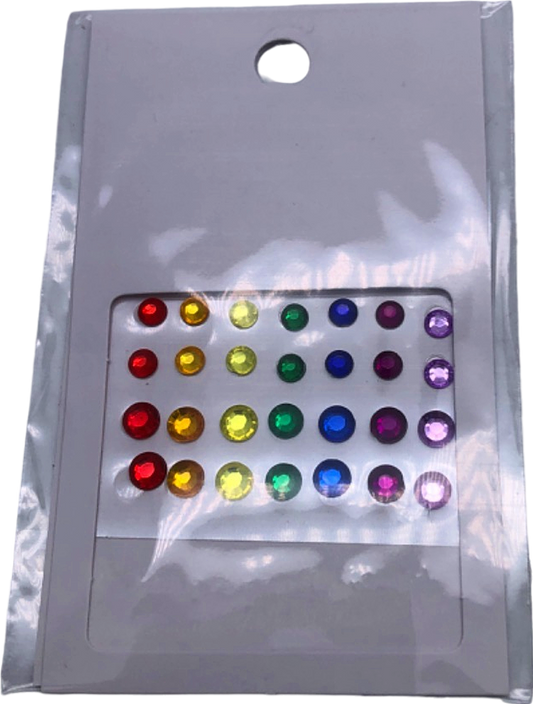 Unbranded Multi-Coloured Gem Stickers