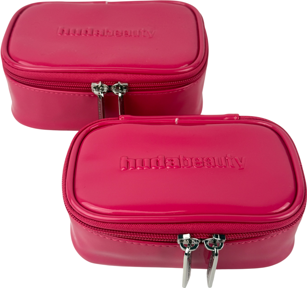 Huda Beauty Pink Medium And Small Bag Up Bag