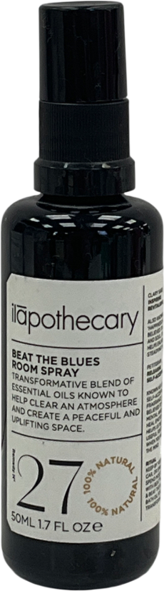 Ilapothecary White Beat The Blues Room Spray