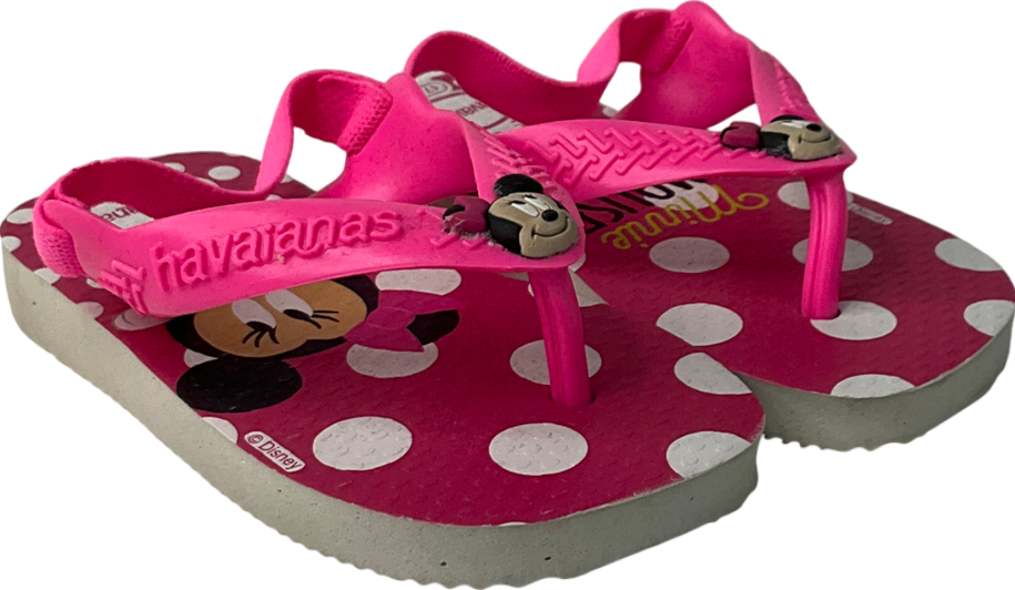 Havaianas Pink Baby Disney Classics UK 3 EU 19 👼