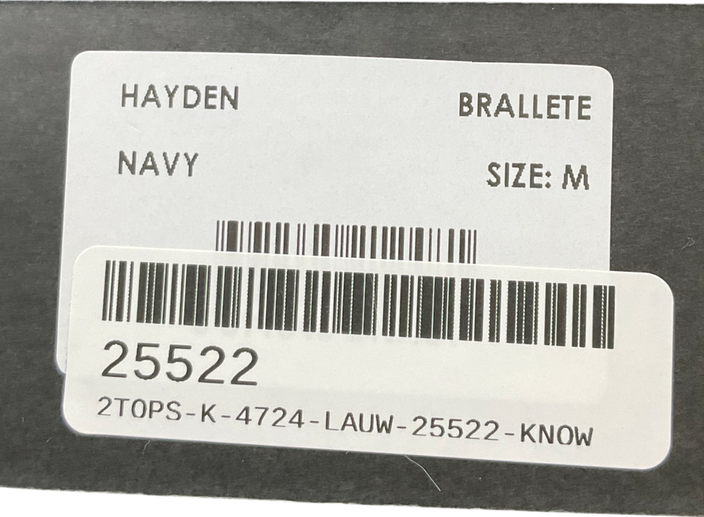 4th Arq Blue Hayden Bralette UK M