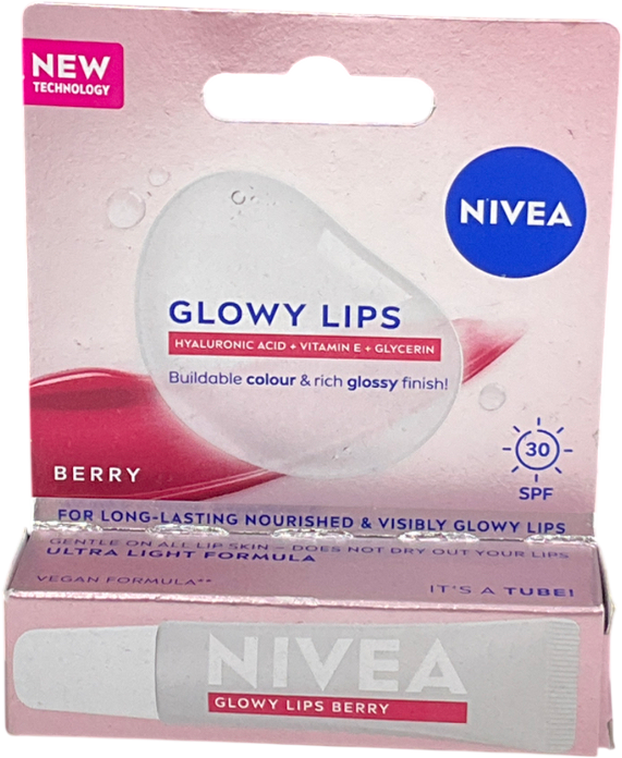 NIVEA Hyaluron Glowy Lips Lip Balm Tube Original 10ml