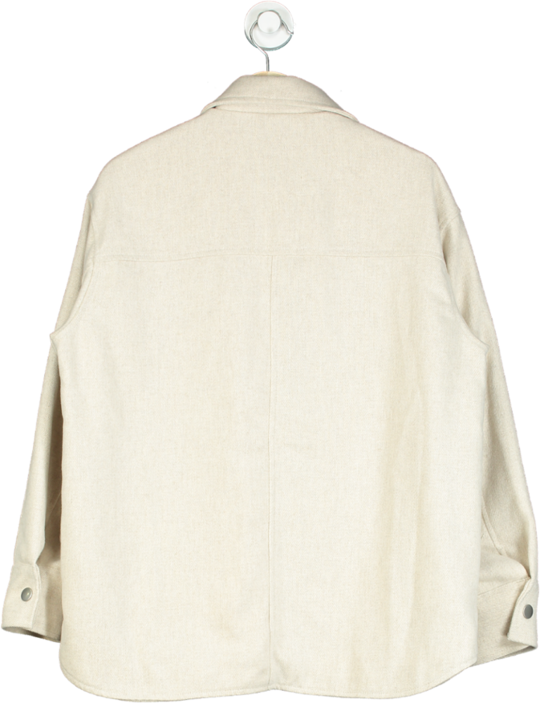 Monki Beige Shacket UK S