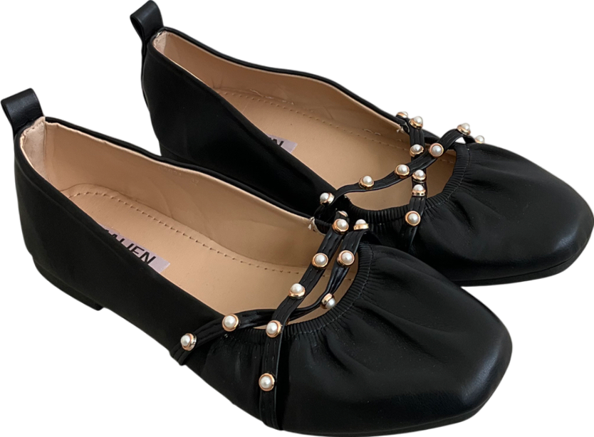 Malien Black Pearl Detail Pumps UK 4 EU 37 👠
