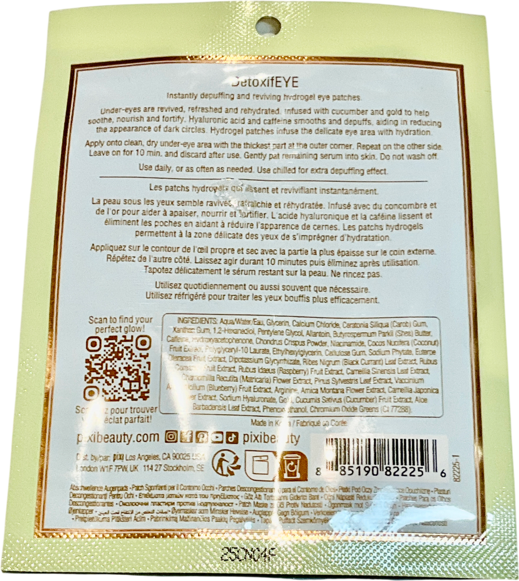 Pixi Detoxifeye Single-use Eye Patches