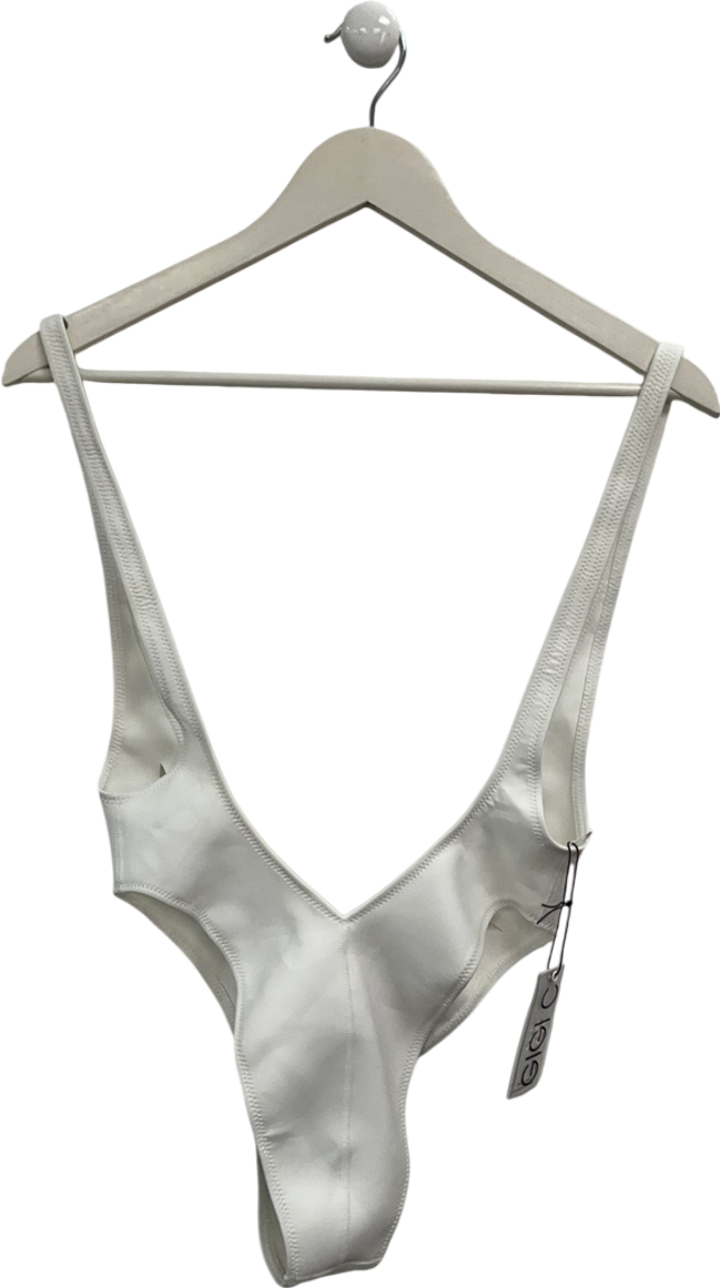 GGIGI C White One-piece Swimsuit UK S