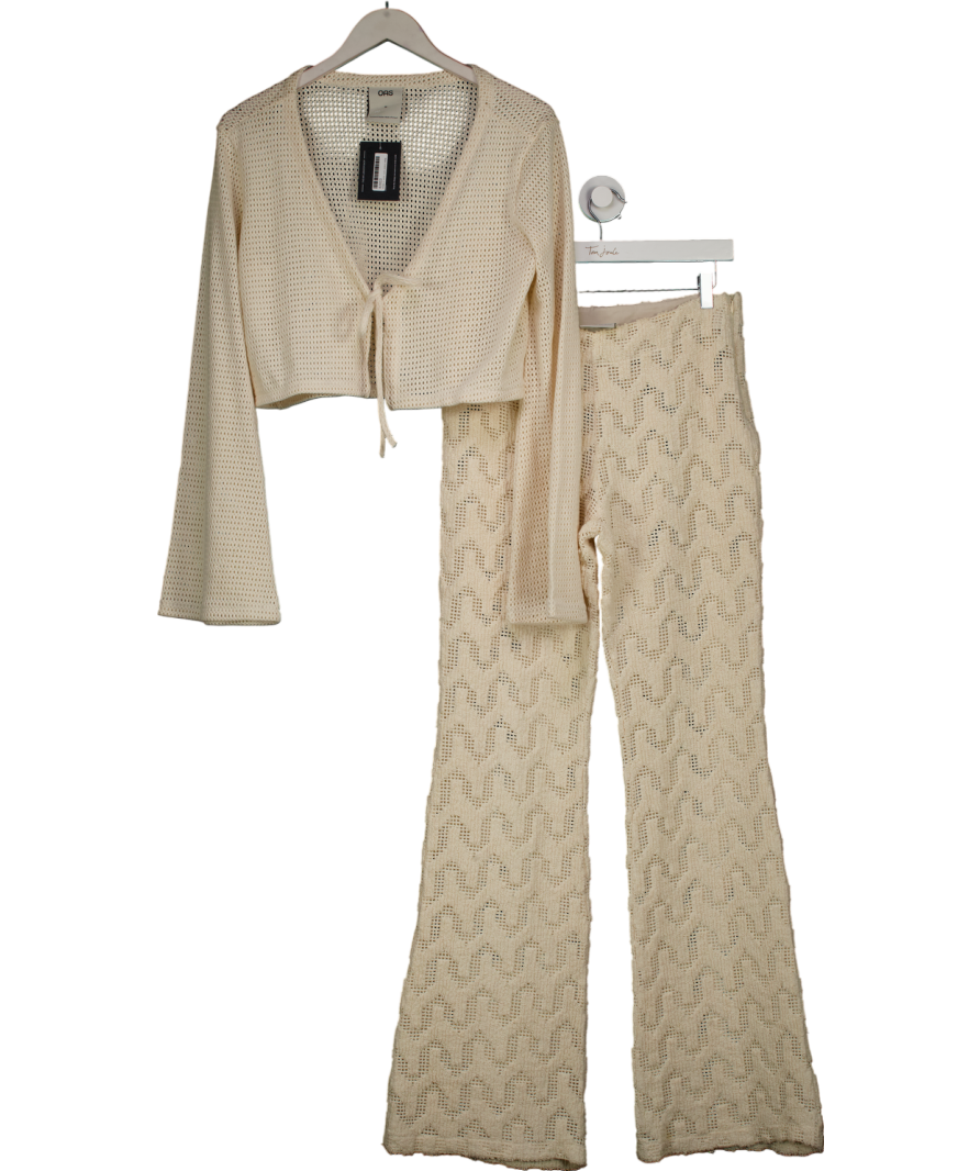 OAS Beige Crochet Set UK M