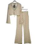 OAS Beige Crochet Set UK M