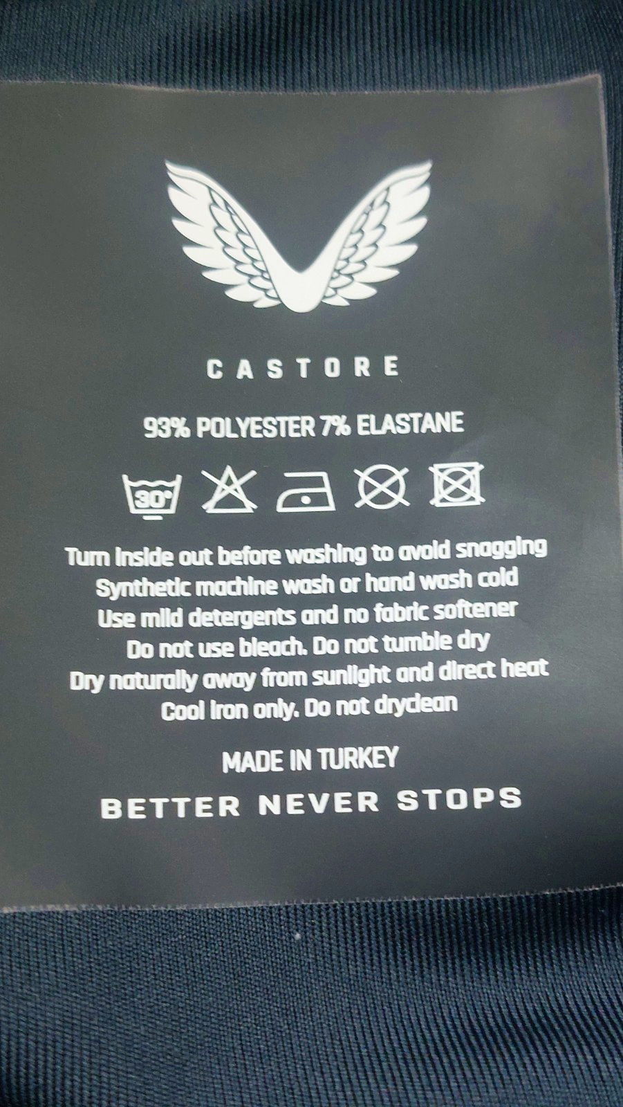 Castore Black Performance Shorts UK M