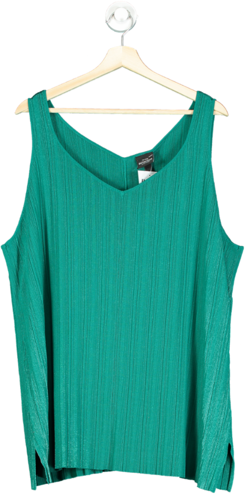 Ulla Popken Green Sleeveless Tank Top UK 20
