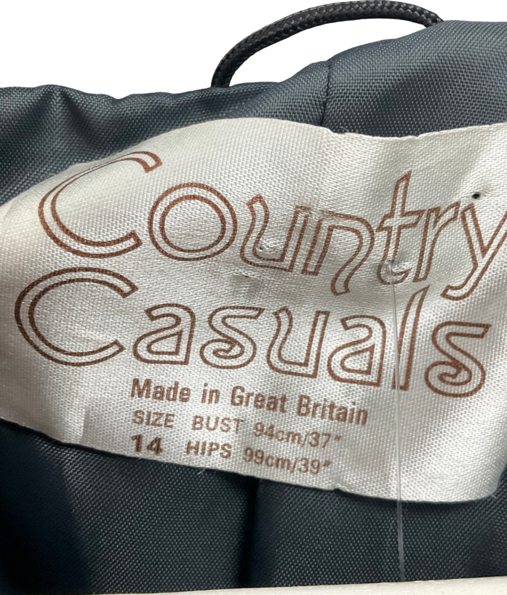 country casuals Brown Vintage Velvet Jacket UK 14