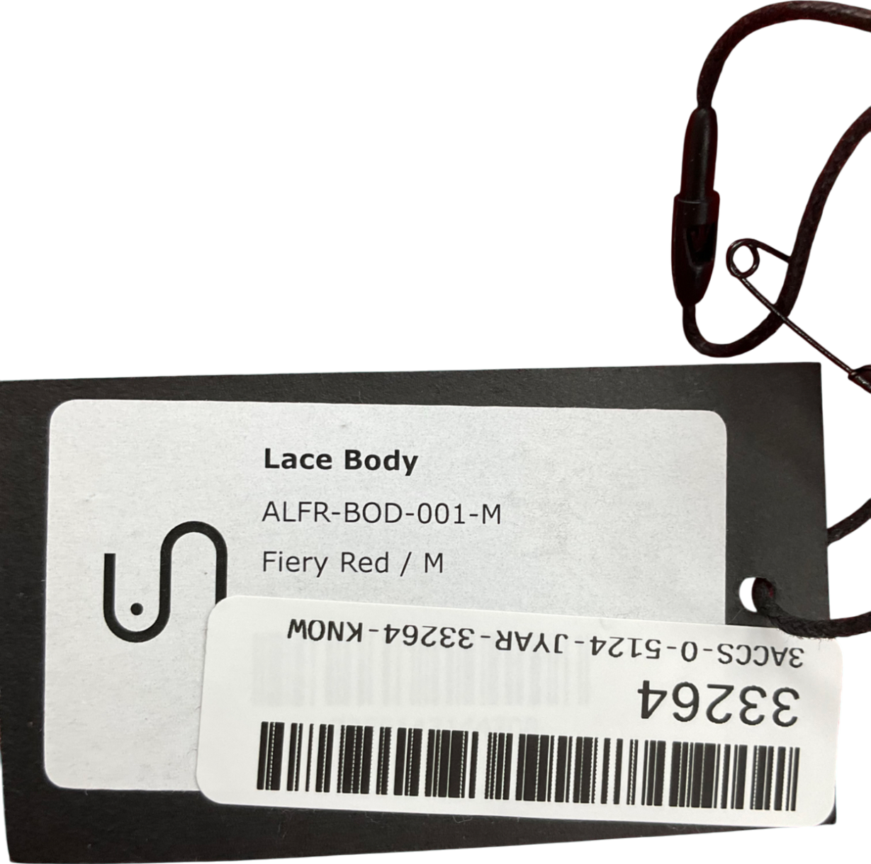 Understatement Red Floral Lace Bodysuit UK M