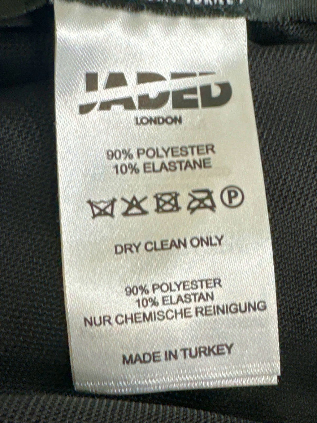 Jaded London Black Asymmetrical Tulle Skirt UK 10