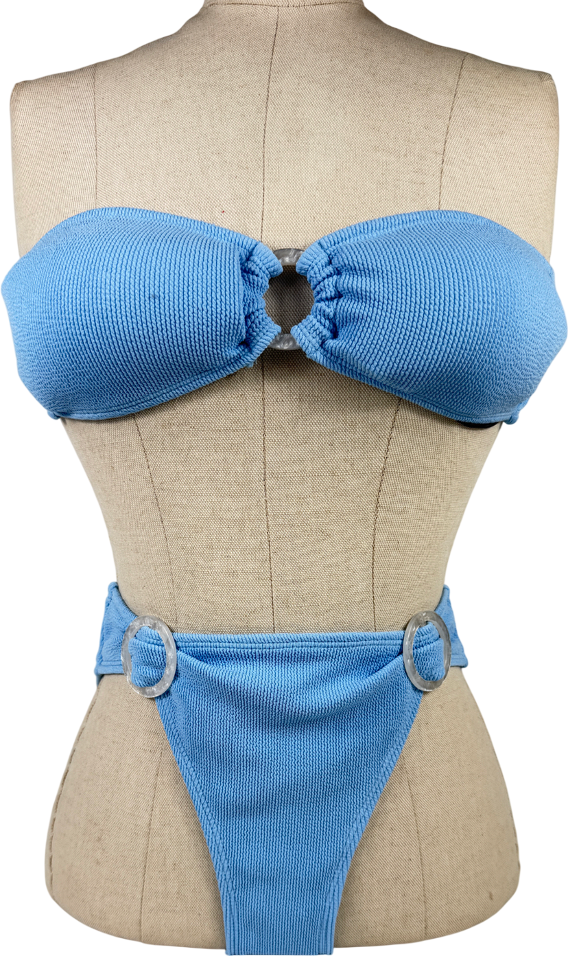 4th & Reckless Blue Char Bikini UK 6