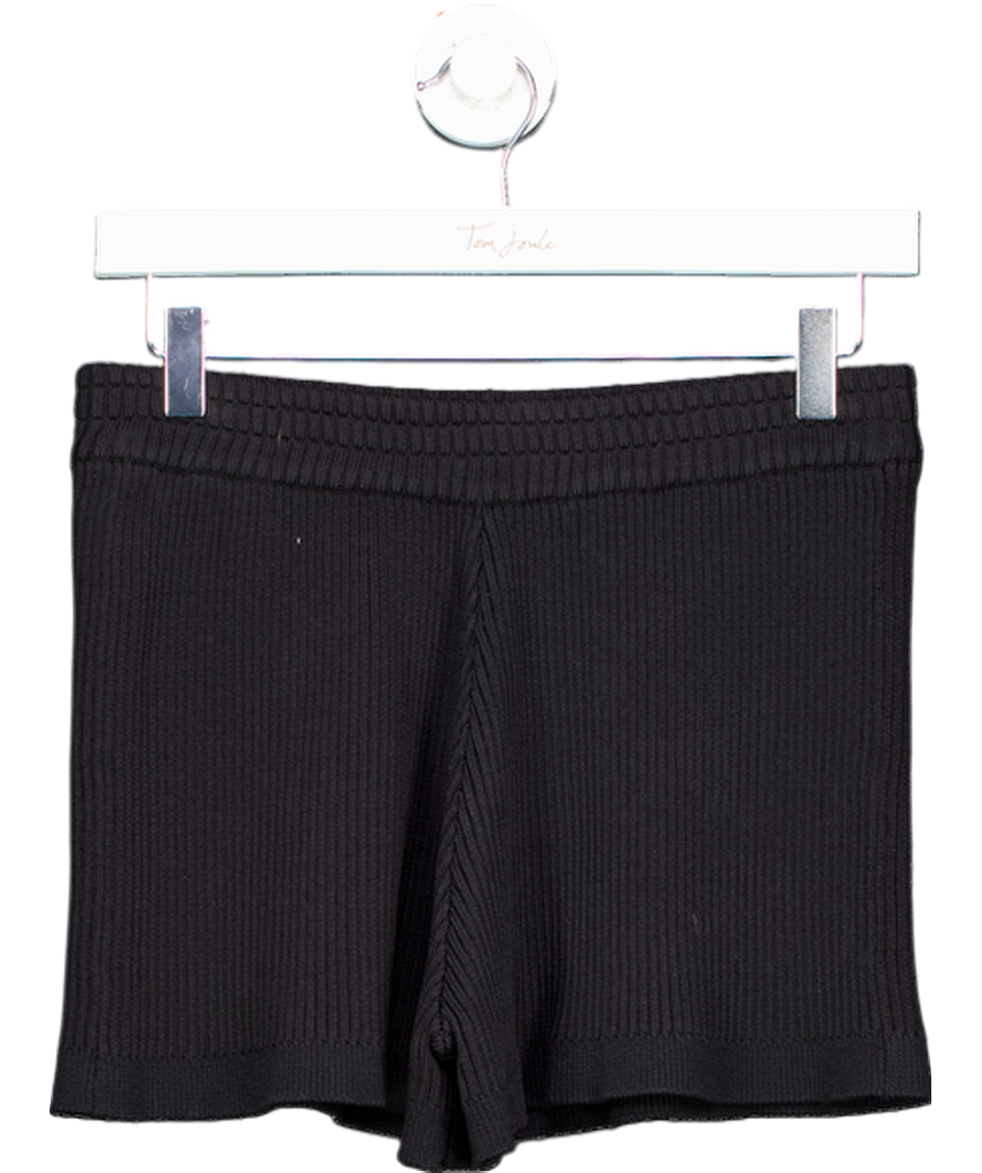 By Dyln Black Knitted Mini Shorts UK M