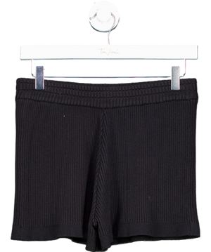 By Dyln Black Knitted Mini Shorts UK M