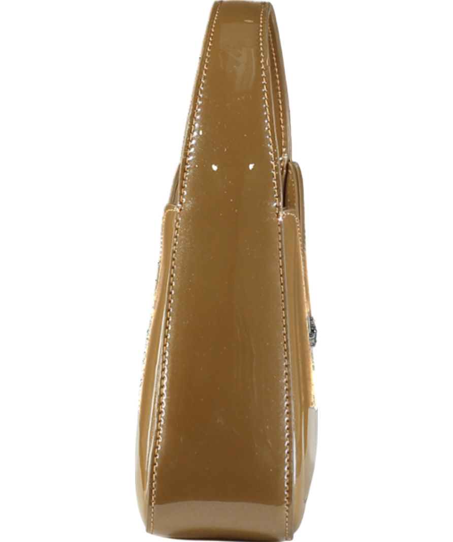 1am gore Brown Mini Arc Handbag