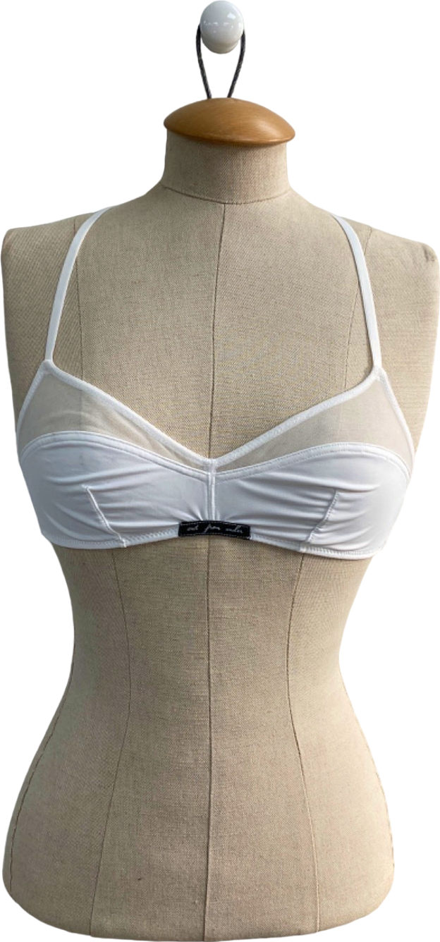 Out From Under White Bralette UK S