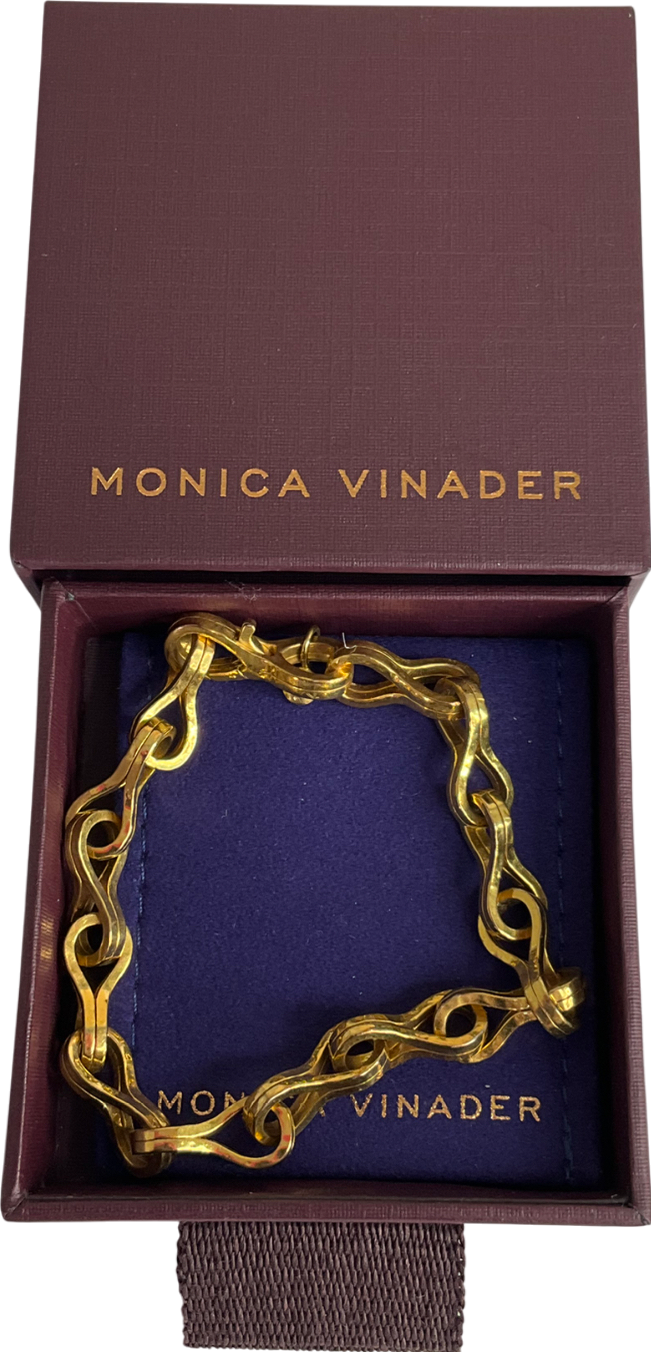 Monica Vinader Yellow Baguette Bracelet UK XS