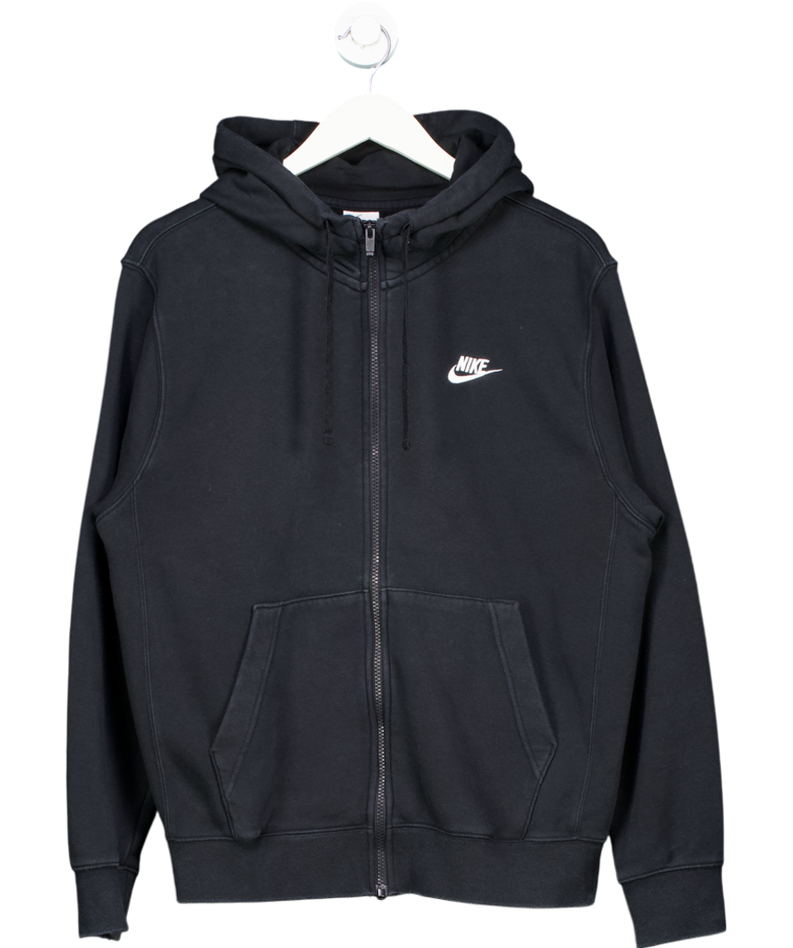 Nike Black Zip Up Hoodie UK S