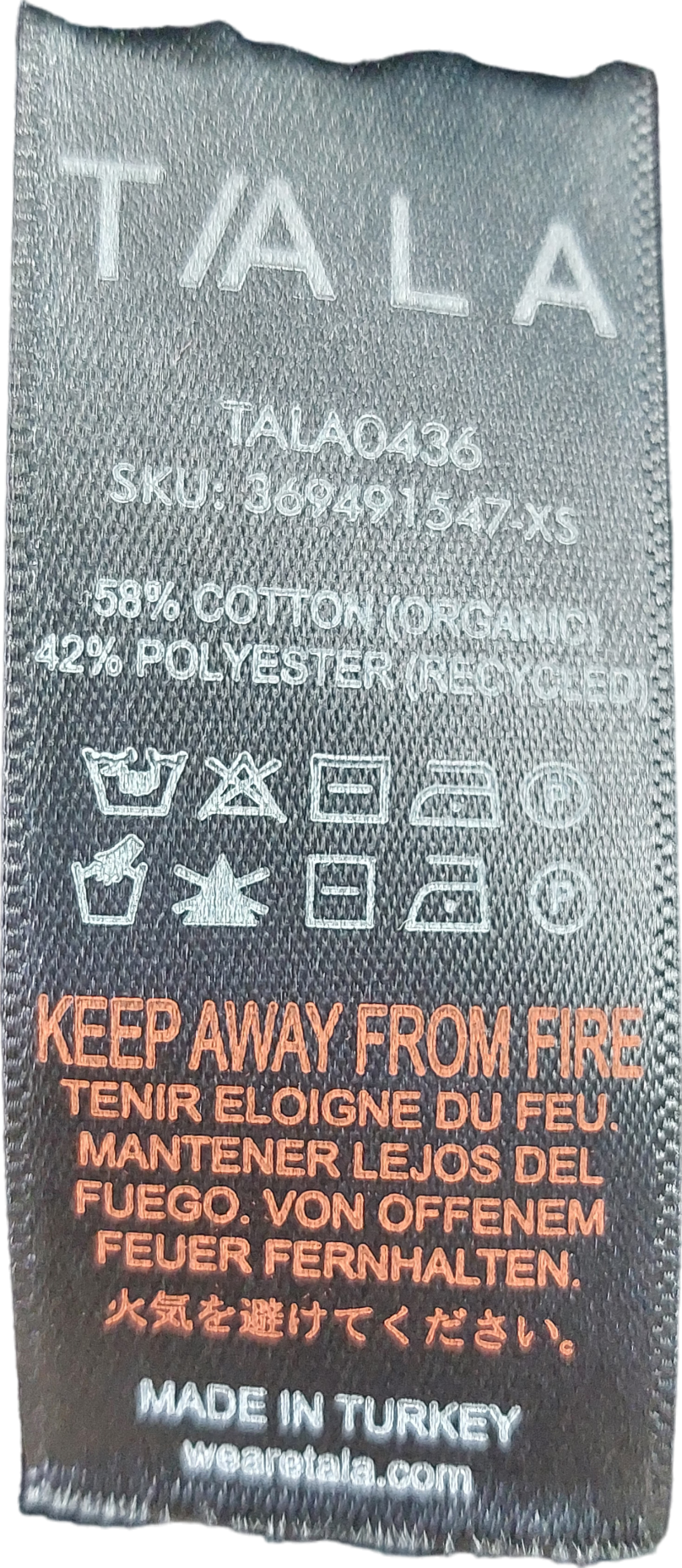 T/ALA Black Beach Knit Mini Dress UK XS