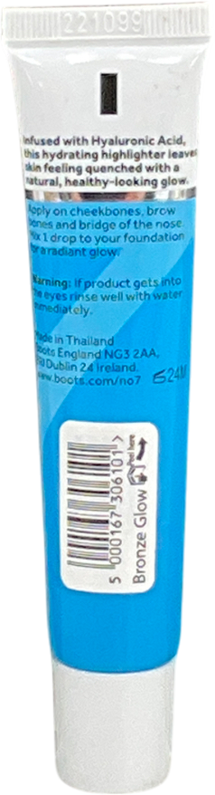 No7 Hydraluminous Water Concentrate Bronzer Glow 15ml