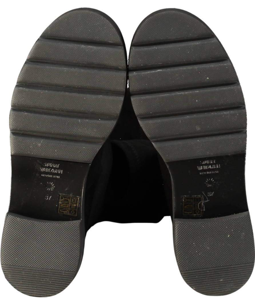 Stuart Weitzman Lowland Suede Over The Knee Boots, Black UK 4 EU 37 👠