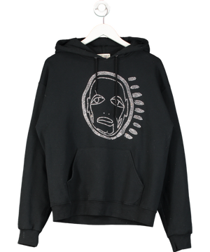 Patrick Church Black Embellished Hoodie UK M