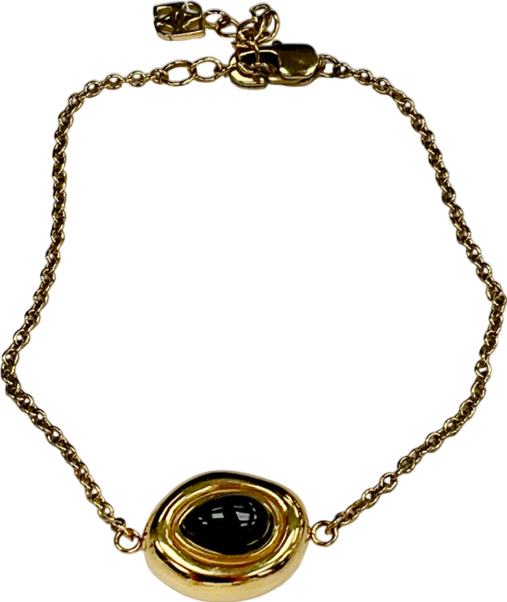 Abbott Lyon Metallic Black Onyx Molten Bracelet (gold) One Size