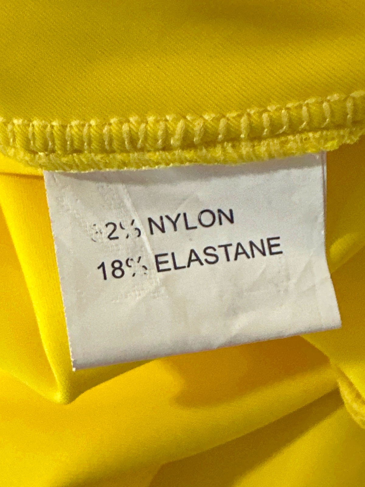 SKETCH-Y Yellow One Shoulder Asymmetric Dress UK S