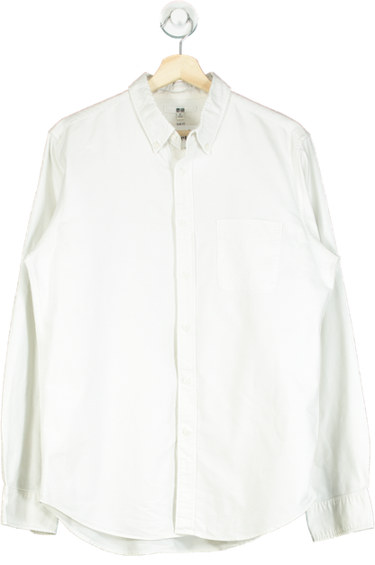 Uniqlo White Slim Fit Shirt UK M