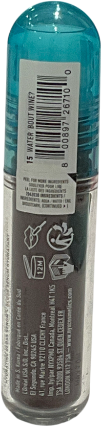 NYX Lip Iv Hydrating Lip Stain Gloss 15 Water Bout Wine 5ml