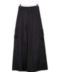 alo yoga Black Show Off Cargo Wide Leg Trouser UK S