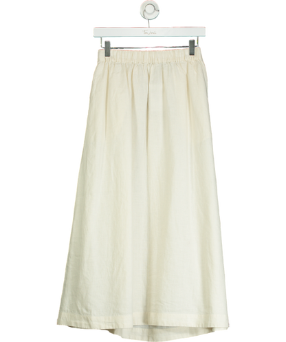 Boden Cream Florence Linen Skirt UK 6